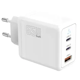 ladowarka-sieciowa-2x-usb-c-usb-a-power-delivery-biala-gan-65w