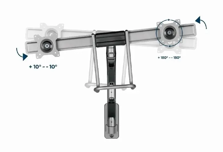 uchwyt-scienny-na-2-monitory-17-32-cali-8kg-stan-nowy-maksymalne-obciazenie-8-kg