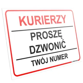 tablica-kurierzy-dla-kuriera-wlasny-napis-32x21-cm-pcv-tabliczka-solidna