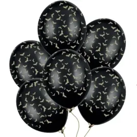 balony-lateksowe-na-halloween-czarne-pastel-w-zlote-nietoperze-30-cm-6-szt