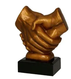 statuetka-dlonie-podziekowania-nagroda-17cm-nadruk