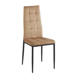 krzeslo-tapicerowane-k29-velvet-cappuccino-metalowy-stelaz