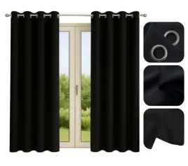 2x-zaslona-gotowa-gladka-145x250-na-przelotkach-zaslony-matowa-czarna