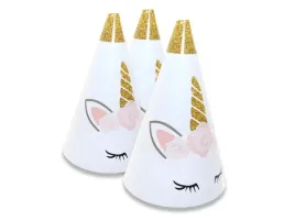 czapeczki-urodzinowe-papierowe-piekny-jednorozec-6-sztuk