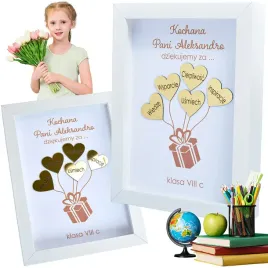 ramka-3d-dzien-nauczyciela-prezent-pamiatka-zlote-serduszka-personalizacja