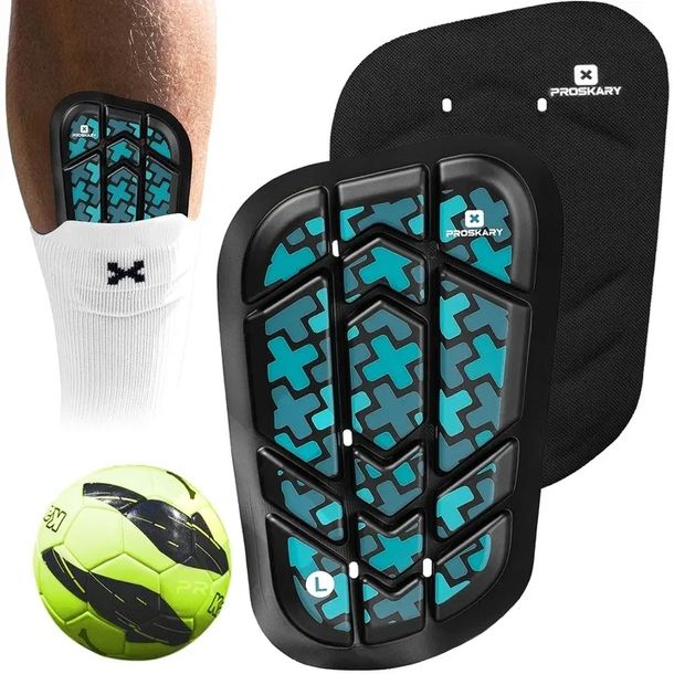 Фото - Захист для активного відпочинку ﻿OCHRANIACZE PIŁKARSKIE PROSKARY FLE-X ELASTYCZNE LEKKIE KOMFORTOWE 17x9,6cm