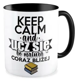 kubek-czarny-prezent-matura-keep-calm-and-ucz-sie-egzamin-coraz-blizej