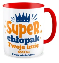 kubek-czerwony-chlopak-szkola-klasa-imie-kreator