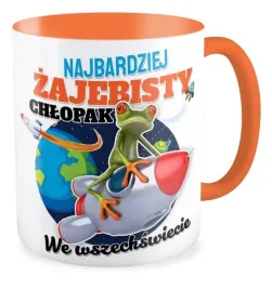 kubek-pomaranczowy-prezent-walentynki-zajebisty-chlopak-upominek-niego-zaba