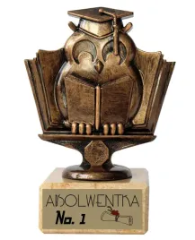 statuetka-brazowa-sowa-absolwent-absolwentka-szkola-zakonczenie-roku-u306