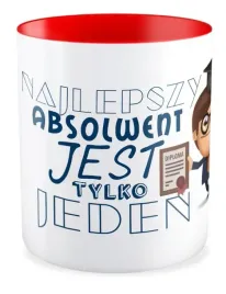 kubek-czerwony-prezent-najlepszy-absolwent-zakonczenie-roku-szkolnego