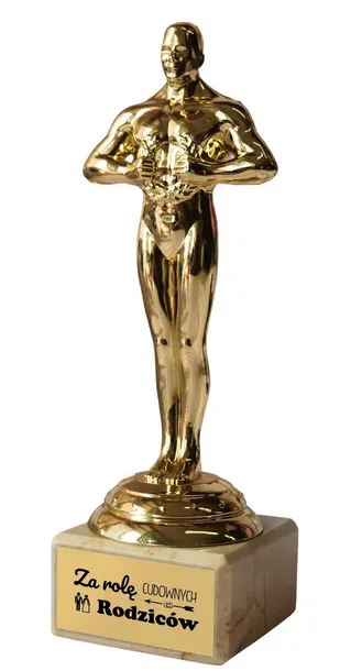 Statuetka WIKTOR ŚLUB podziękowania ZA ROLĘ CUDOWNYCH RODZICÓW POZ103