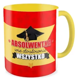 kubek-zolty-prezent-absolwent-absolwentka-prezent-absolwentka-wie-wszystko