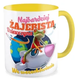 kubek-zolty-prezent-walentynki-zajebista-dziewczyna-upominek-dla-niej-zaba
