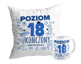 zestaw-poduszka-kubek-prezent-na-18-urodziny-poziom-18-ukonczony-lvl