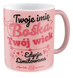 kubek-jasny-rozowy-prezent-na-urodziny-twoje-imie-twoj-wiek-boska-edycja
