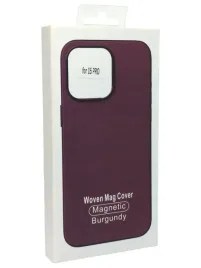 etui-plecki-do-iphone-15-pro-woven-mag-cover-bordowy