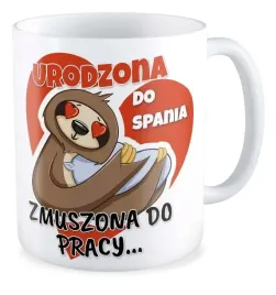 kubek-bialy-prezent-leniwiec-urodzona-do-spania-zabawny-dla-niej-smieszny