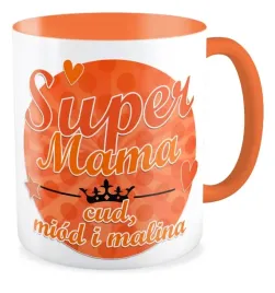 kubek-pomaranczowy-prezent-dla-mamy-super-mama-dzien-matki-dla-niej