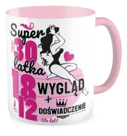 kubek-rozowy-prezent-na-30-urodziny-super-30latka-18-lat-i-12-doswiadczenia