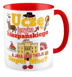 kubek-czerwony-nauczyciel-jezyka-hiszpanskiego