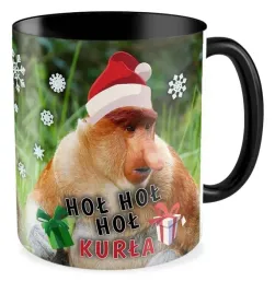 kubek-czarny-prezent-nosacz-hol-hol-hol-kurla