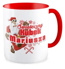kubek-czerwony-mikolaj-swieta-imie-duzo-wzory