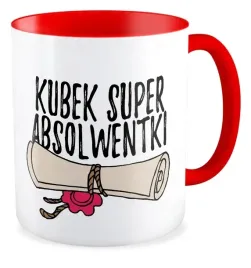kubek-czerwony-prezent-super-absolwentka-zakonczenie-roku-szkola-absolwent