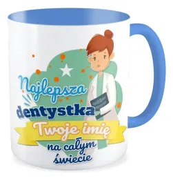 kubek-niebieski-najlepsza-dentystka-twoje-imie