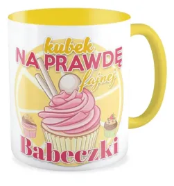 kubek-zolty-prezent-fajna-babeczka-kobieta-dziewczyna-dzien-kobiet-dla-niej