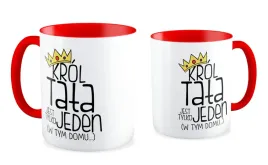 kubek-czerwony-prezent-dzien-ojca-taty-duzo-wzorow