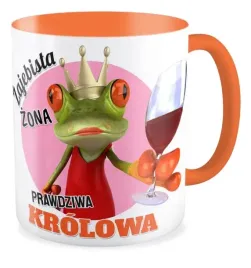 kubek-pomaranczowy-prezent-walentynki-zajebista-zona-krolowa-upominek-zaba