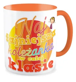 kubek-pomaranczowy-najfajniejsza-kolezanka-dzien-kobiet-dziewczynka-szkola