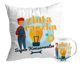 zestaw-poduszka-kubek-konserwator-zlota-raczka