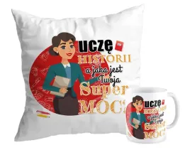 zestaw-poduszka-kubek-nauczycielka-historii