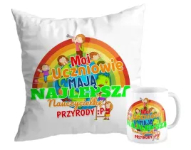 zestaw-poduszka-kubek-nauczycielka-przyrody