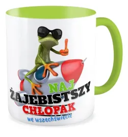 kubek-zielony-prezent-zaba-zajebisty-chlopak
