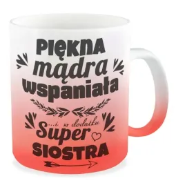 kubek-czerwony-super-siostra-piekna-madra-prezent