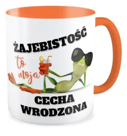 kubek-pomaranczowy-zaba-zajebistosc-cecha-wrodzona