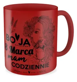 kubek-czerwony-8-marca-mam-codziennie-prezent