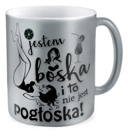 kubek-srebrny-jestem-boska-prezent-dziewczyny