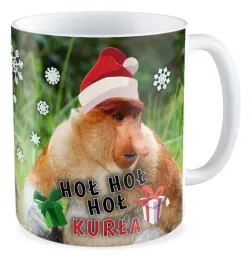 kubek-prezent-nosacz-hol-hol-hol-kurla