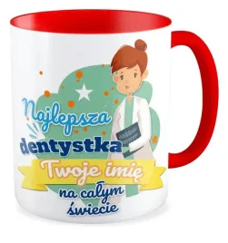 kubek-czerwony-najlepsza-dentystka-twoje-imie