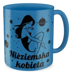 kubek-niebieski-nieziemska-kobieta-prezent-niej