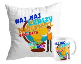 zestaw-poduszka-kubek-nauczyciel-geografii
