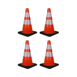 4-x-pacholek-miekki-slupek-drogowy-45cm-odblaskowy-dwa-pasy-twarda-podstawa