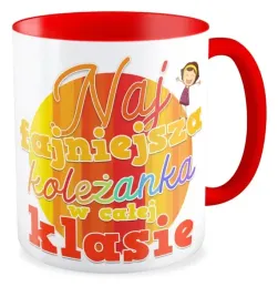 kubek-czerwony-najfajniejsza-kolezanka-dzien-kobiet-dziewczynka-szkola-niej