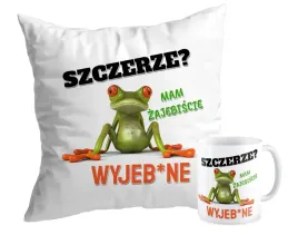 zestaw-poduszka-kubek-zaba-zajebiscie-wyjeb-ne