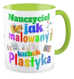 kubek-zielony-nauczyciel-plastyki-jak-malowany