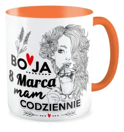 kubek-pomaranczowy-prezent-8-marca-dziewczyna-szkola-dzien-kobiet-dla-niej